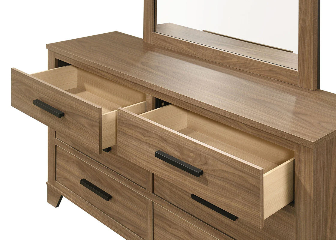 Panelli Walnut Dresser - Image 3