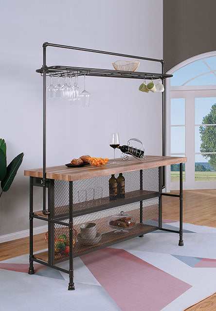 Pariaman Sand Black/Natural Bar Table - Image 2