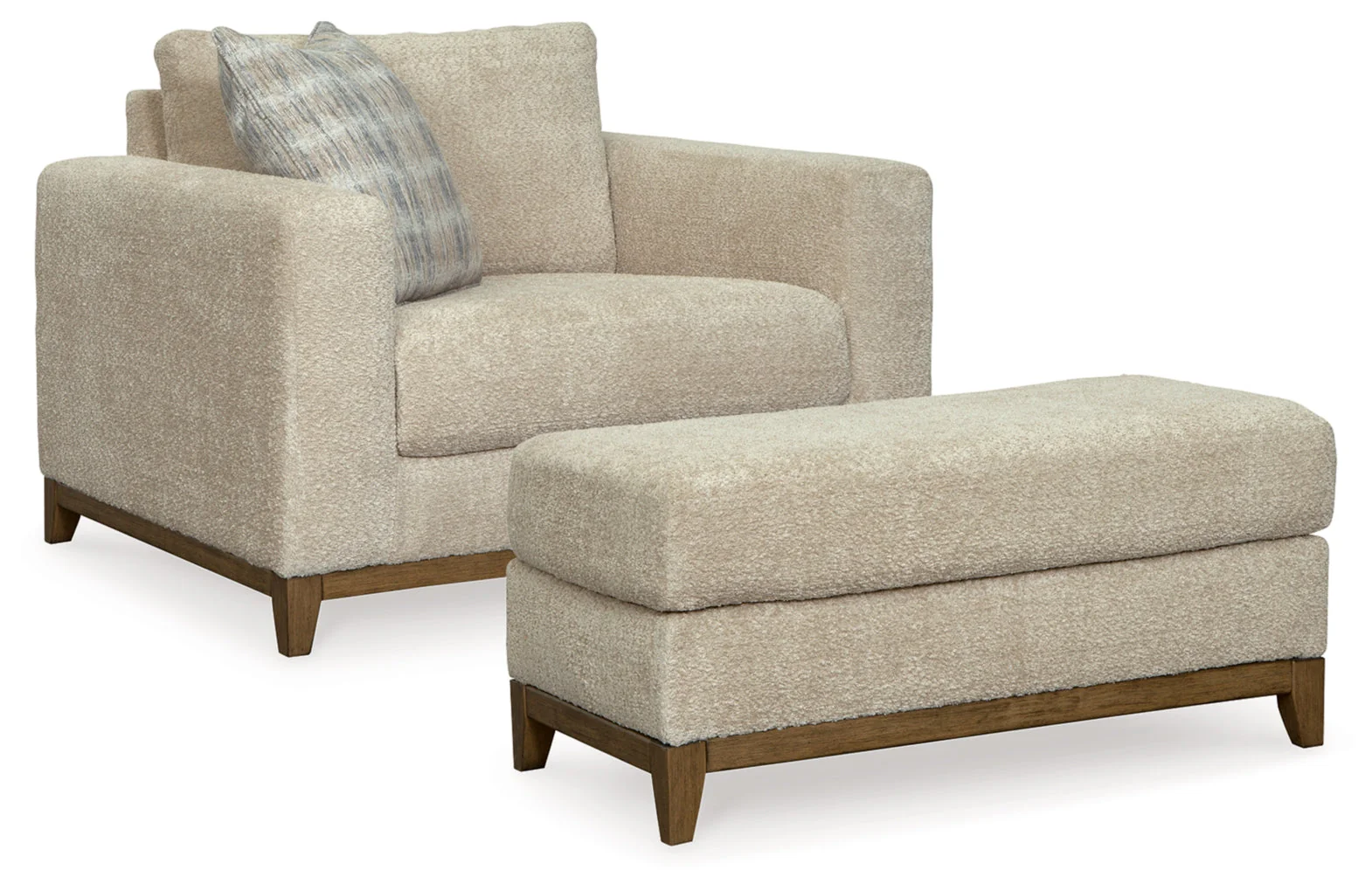 Parklynn Chair and Ottoman - Image 2