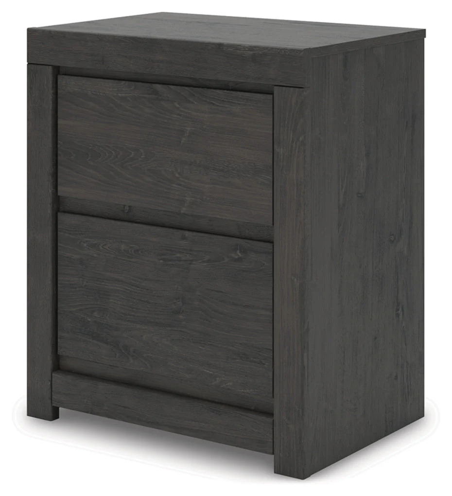 Parlayon Two Drawer Night Stand - Image 3