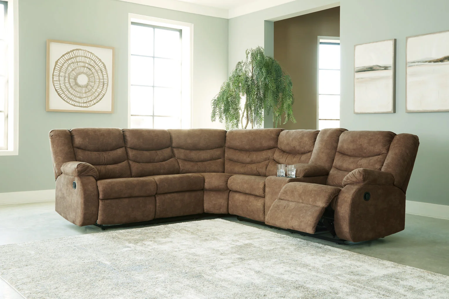 Partymate 2-Piece Reclining Sectional - Image 3