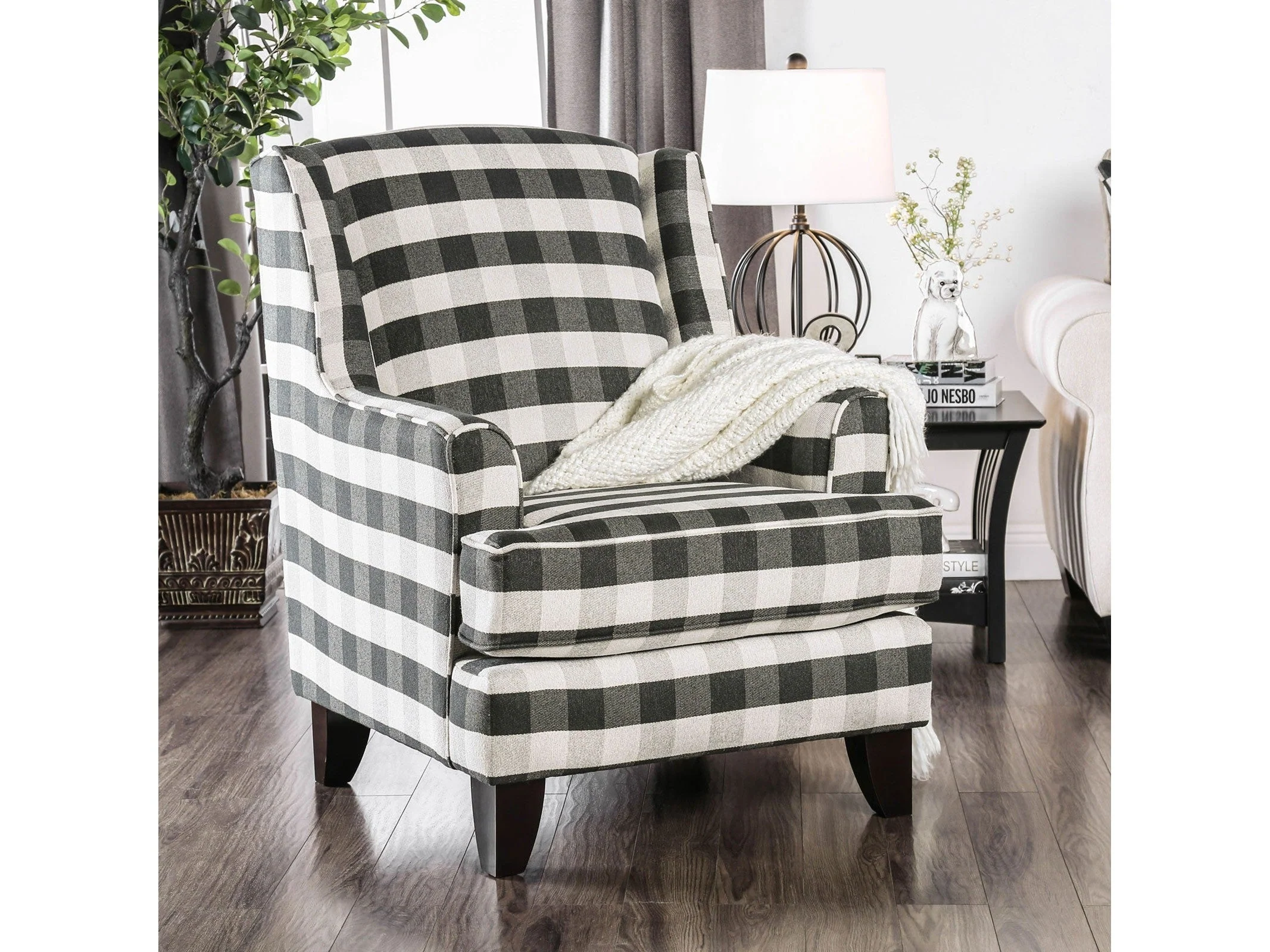 Patricia Pattern Striped Chair