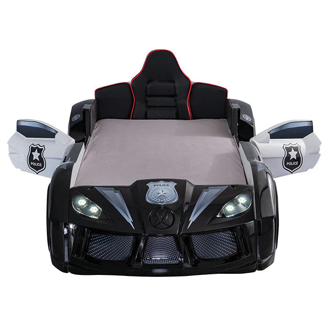 Patrolene Black/White Car Bed / Twin - Image 7