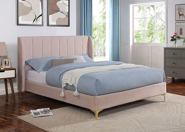 Pearl Light Pink Queen Bed - Image 2