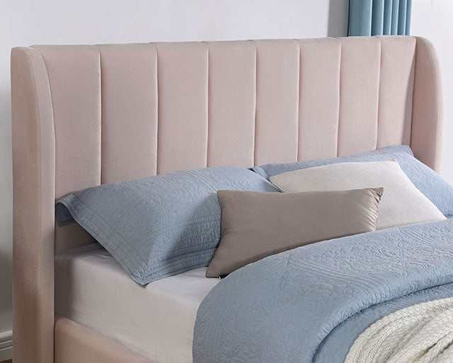 Pearl Light Pink Queen Bed - Image 3