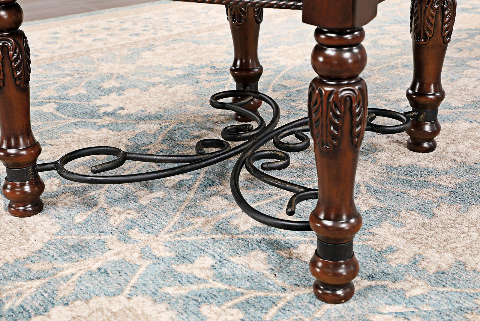 Picardy Brown Cherry/Black 7 Pc. Dining Room Set - Image 7