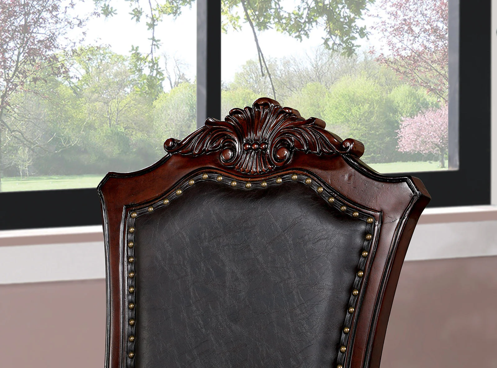 Picardy Brown Cherry/Black 9 Pc. Dining Room Set - Image 6