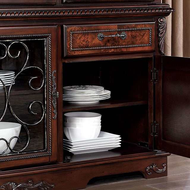 Picardy Brown Cherry Hutch & Buffet - Image 4