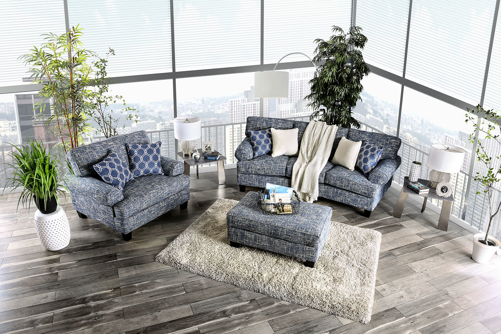 Pierpont Blue Sofa - Image 7