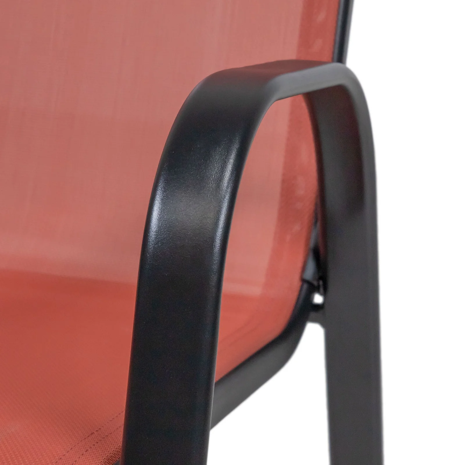 Pierro Red Stacking Chair (Set of 4) - Image 4