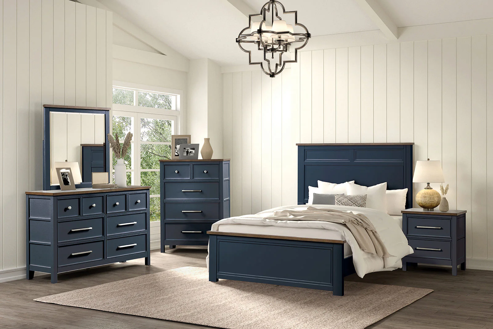 Pinetop Blue/Dark Brown Chest - Image 2