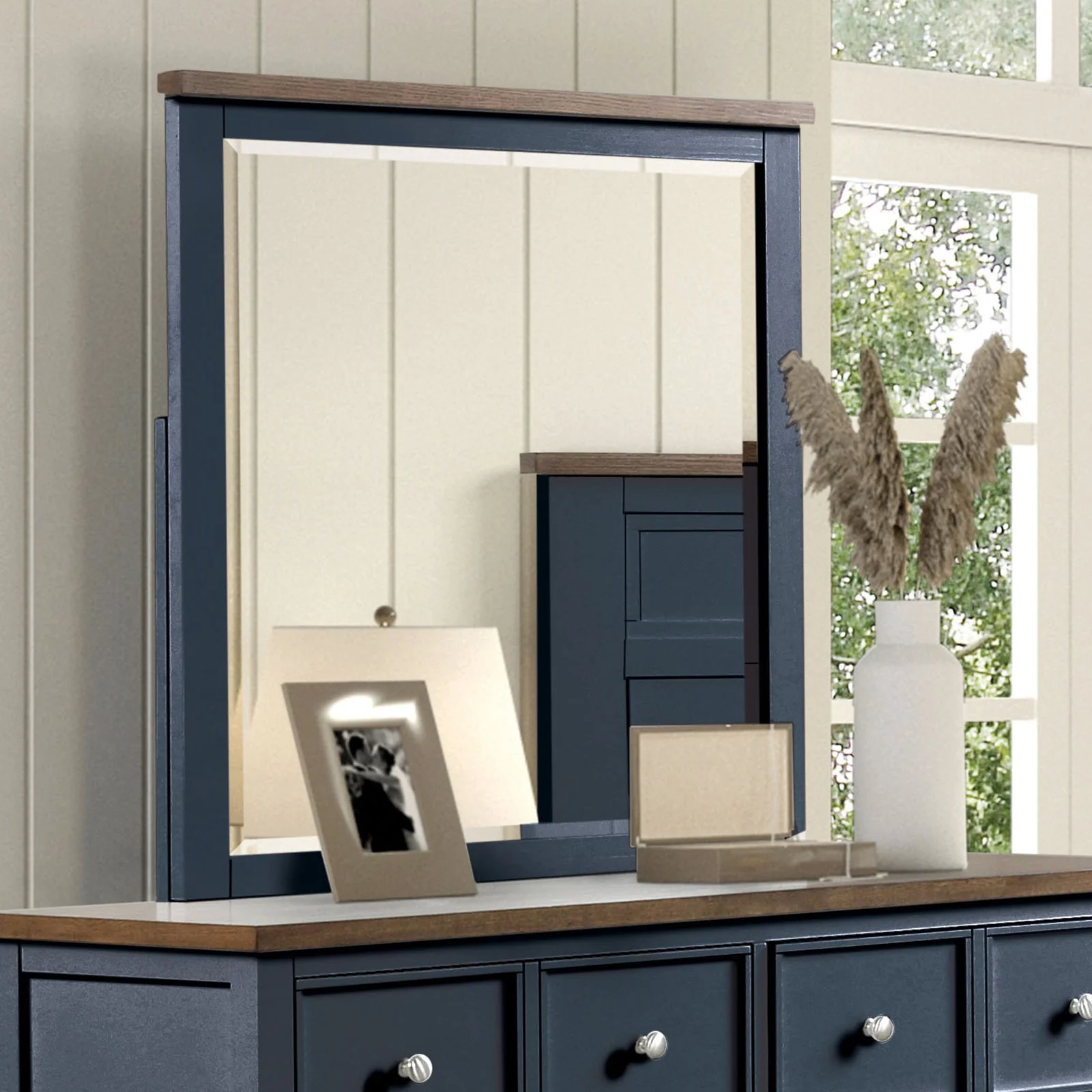 Pinetop Blue/Dark Brown Twin 4 Piece Bedroom Set - Image 3