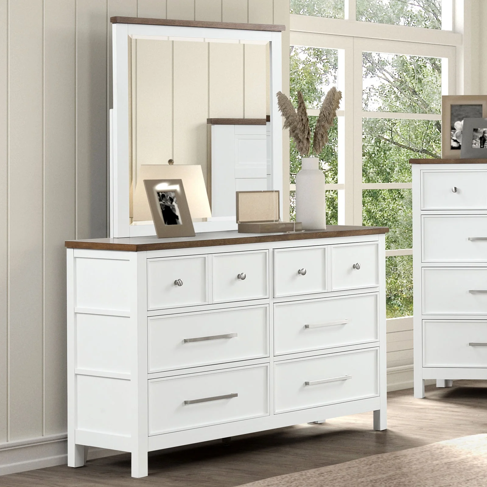 Pinetop White Dresser - Image 2