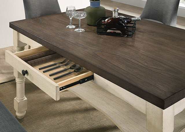 Plymouth Ivory/Dark Gray Counter Height Table - Image 6