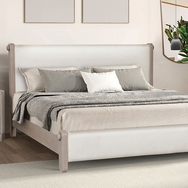 Pocatello White Oak Queen 5 Piece Bedroom Set w/2 Nightstands - Image 2