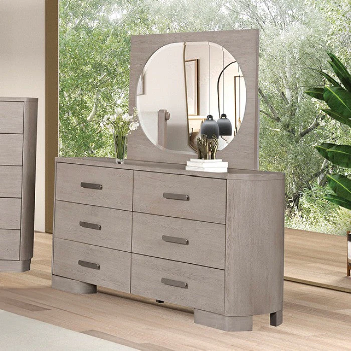 Pocatello White Oak Queen 5 Piece Bedroom Set w/2 Nightstands - Image 4