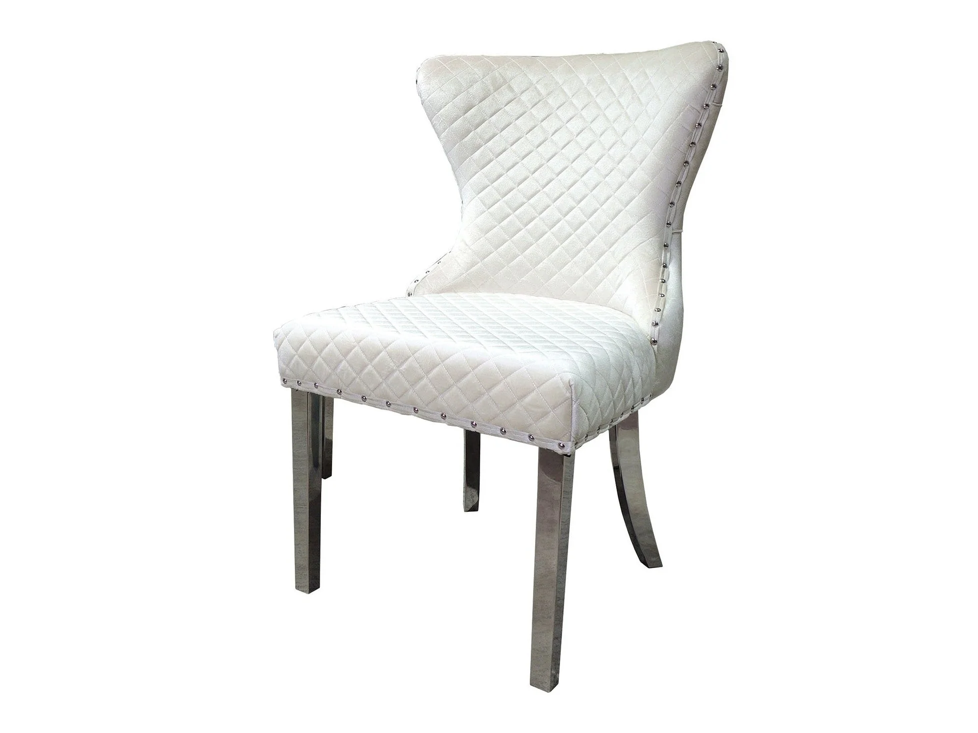 Portanova Silver/White Chair (Set of 2)