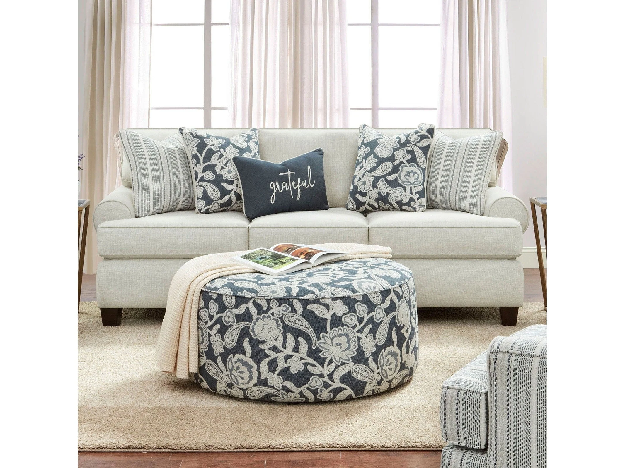 Porthcawl Ivory Sofa