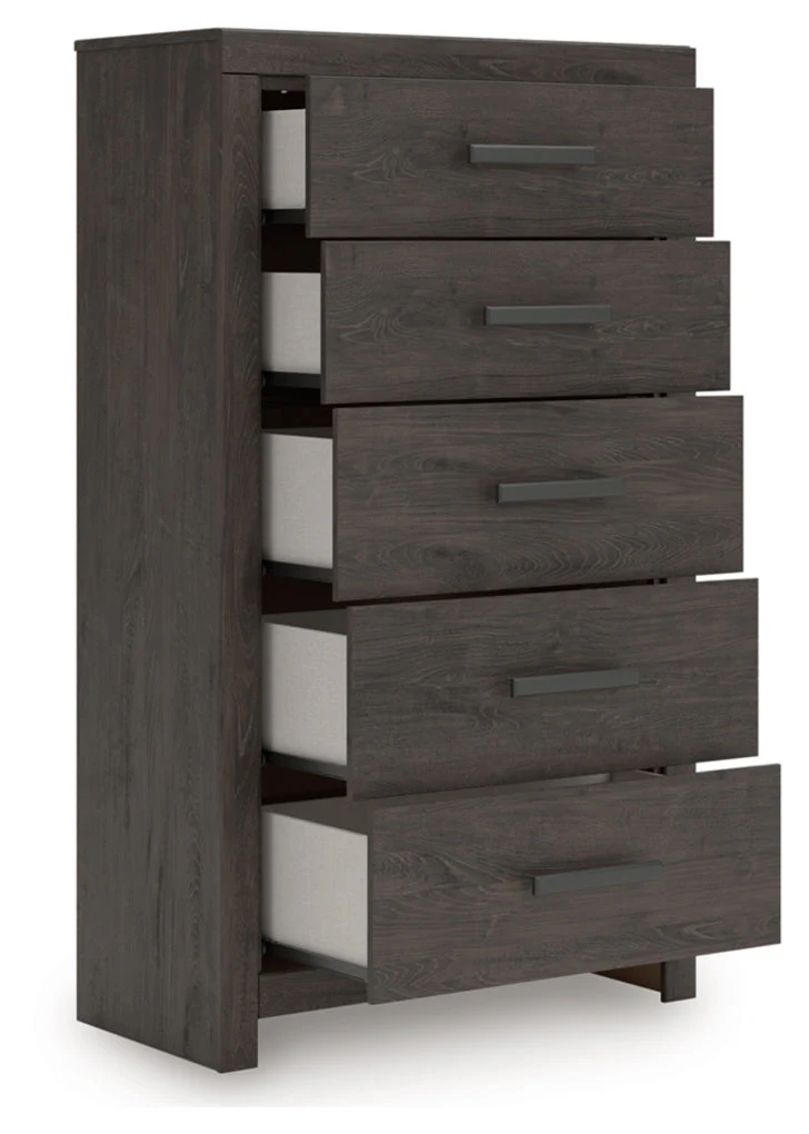 Prendonea Five Drawer Chest - Image 4