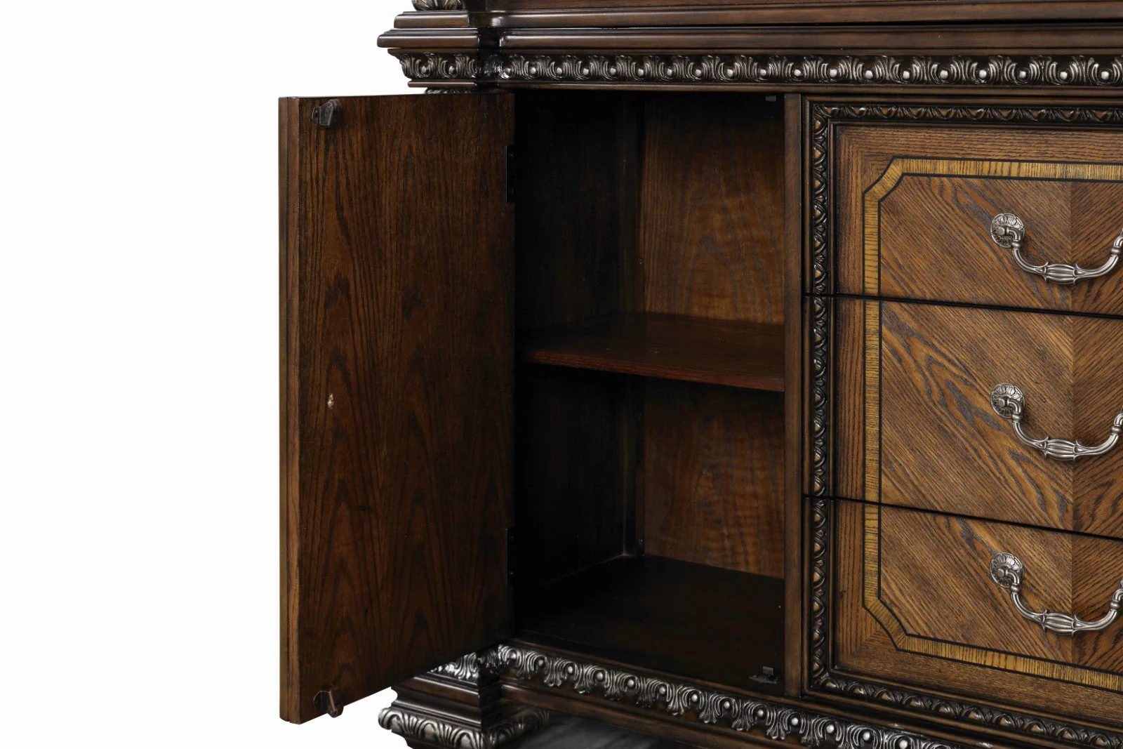 Promenade Dark Brown Hutch Buffet - Image 3