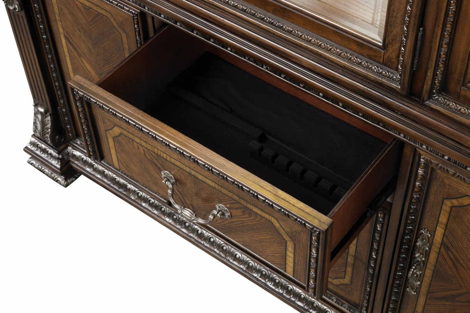 Promenade Dark Brown Hutch Buffet - Image 4