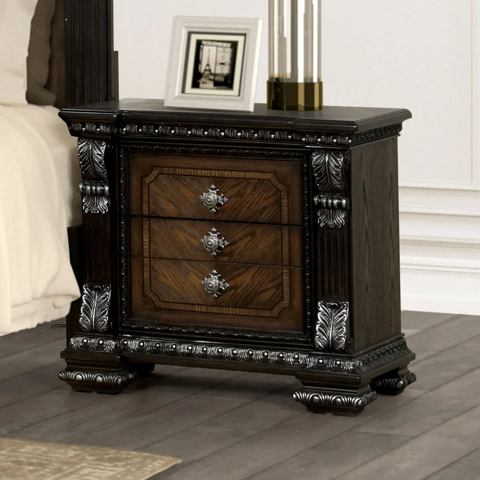 Promenade Espresso Queen 5 Piece Bedroom Set w/Chest - Image 4