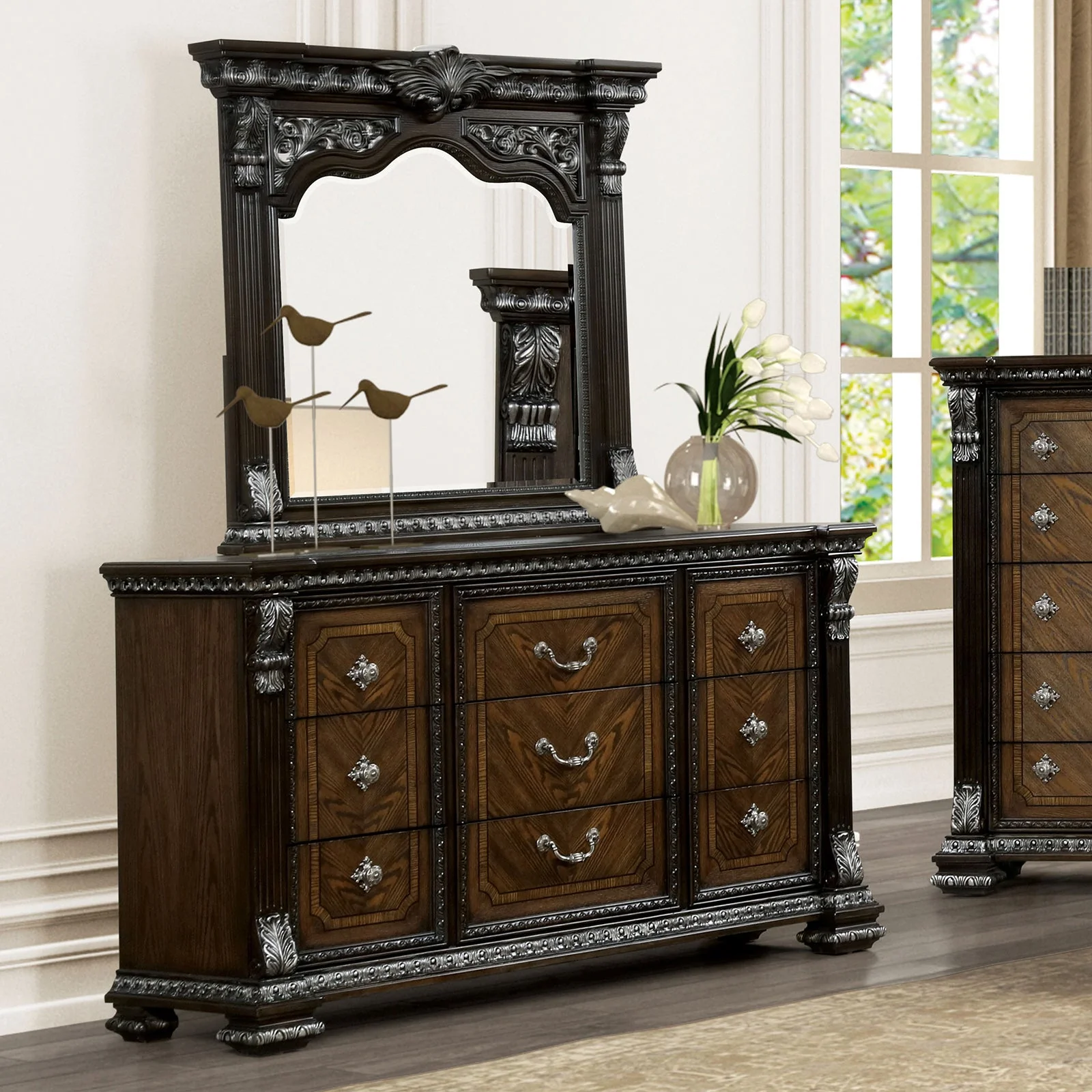 Promenade Espresso Queen 5 Piece Bedroom Set w/Chest - Image 6