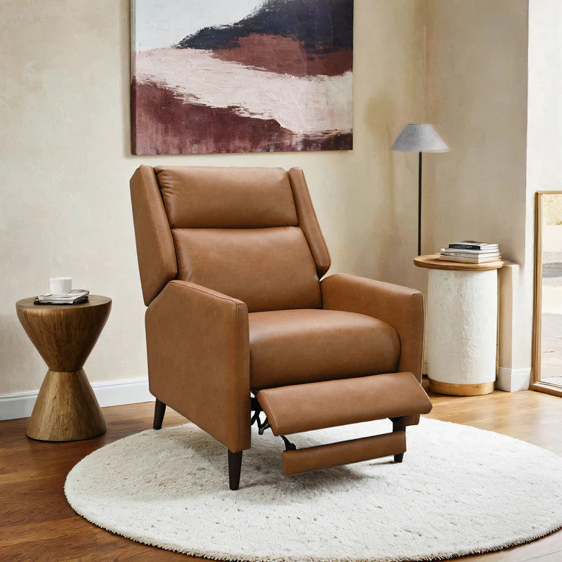 Psyche Brown Pushback Recliner - Image 2