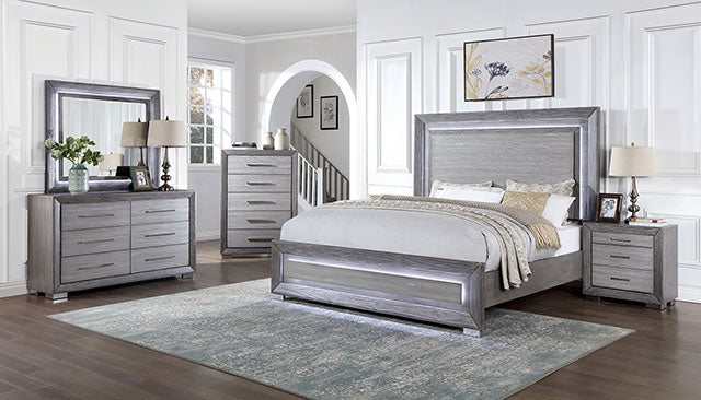 Raiden Gray Eastern King Bed - Image 2