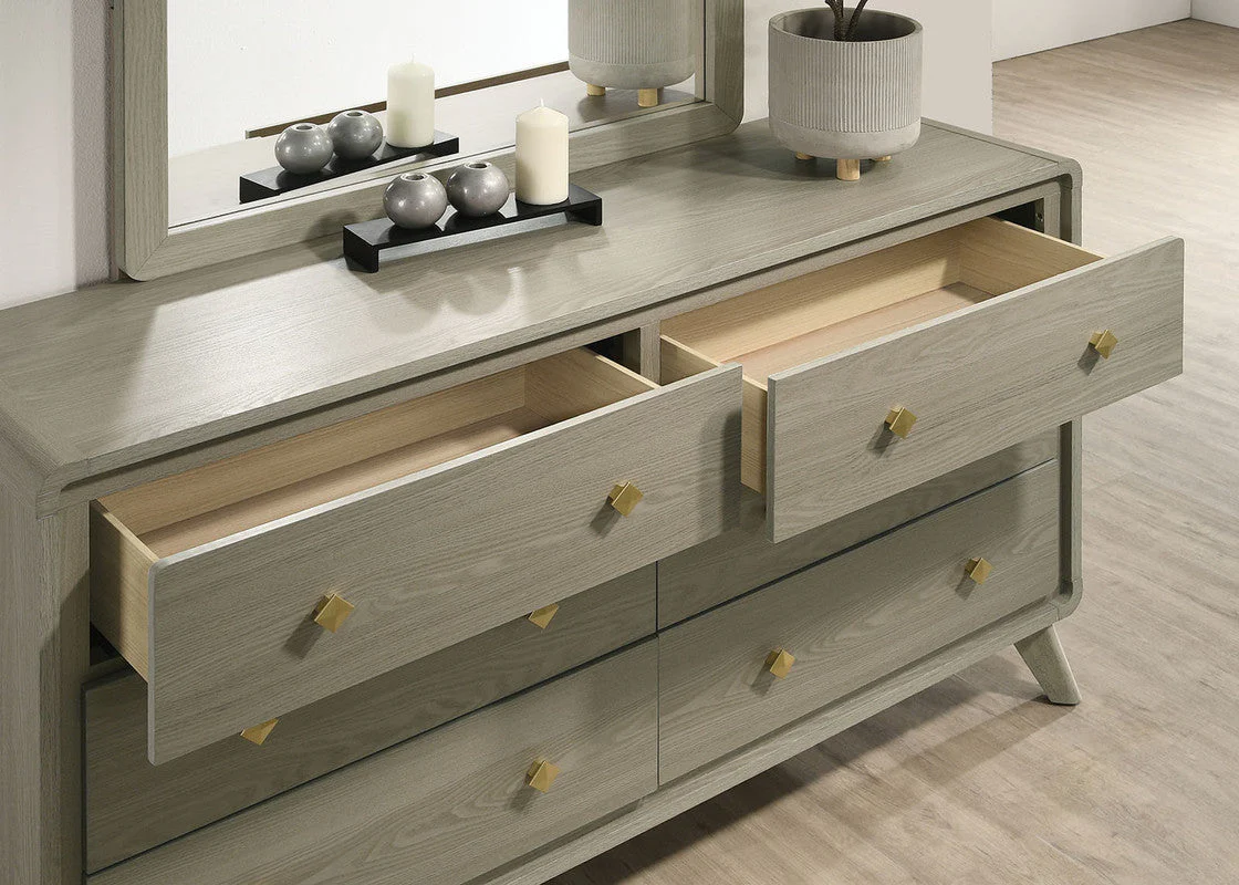 Rainier Gray Dresser - Image 2