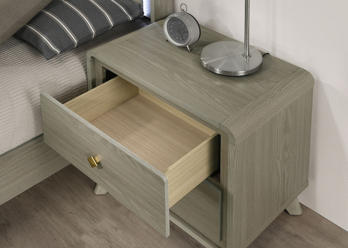 Rainier Gray Nightstand - Image 2