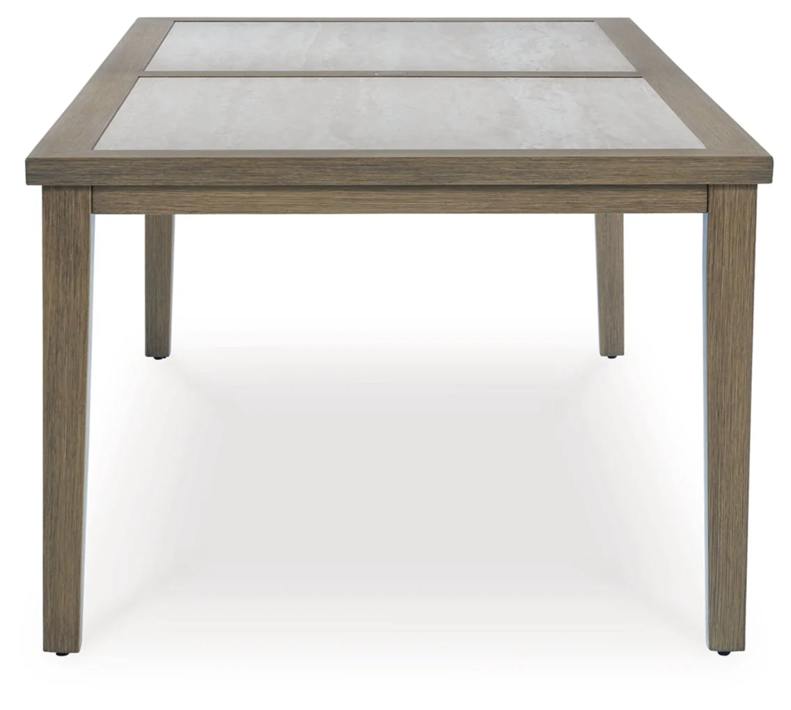 Rainier Ranch RECT Dining Table with Umbrella Option - Image 4