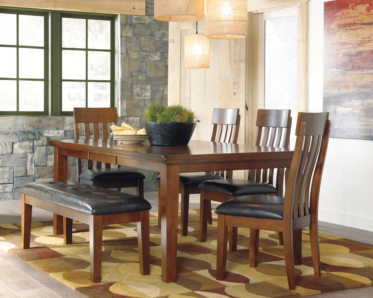 Ralene Large Upholstered Dining Room Bench - Image 5