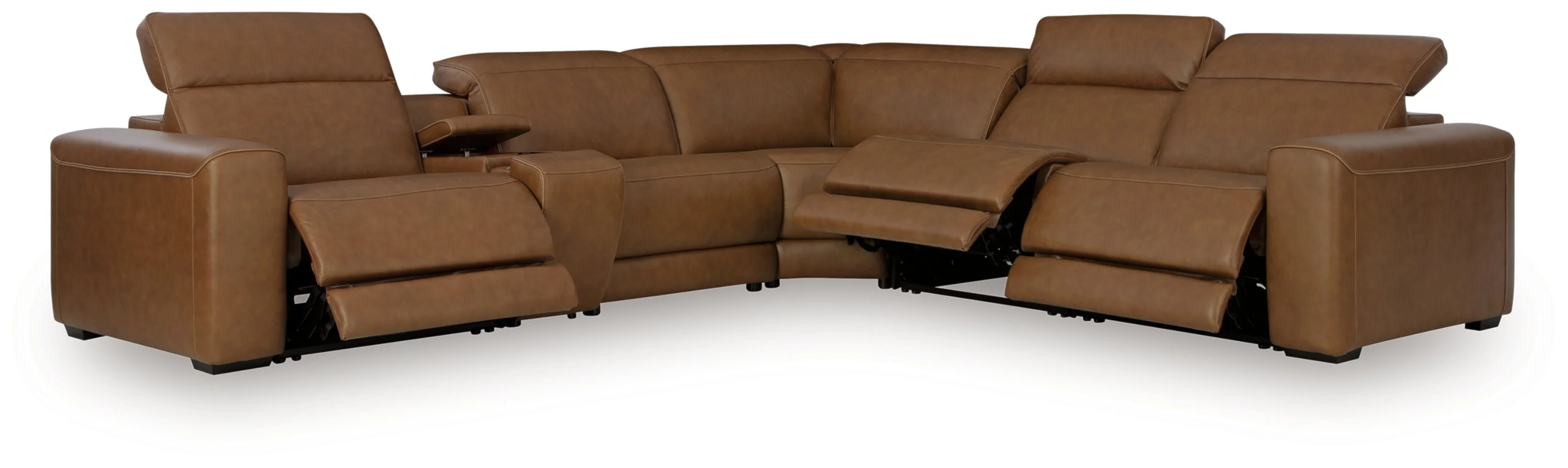 Rally-Up 6-Piece Power Reclining Sectional with Console - Image 3
