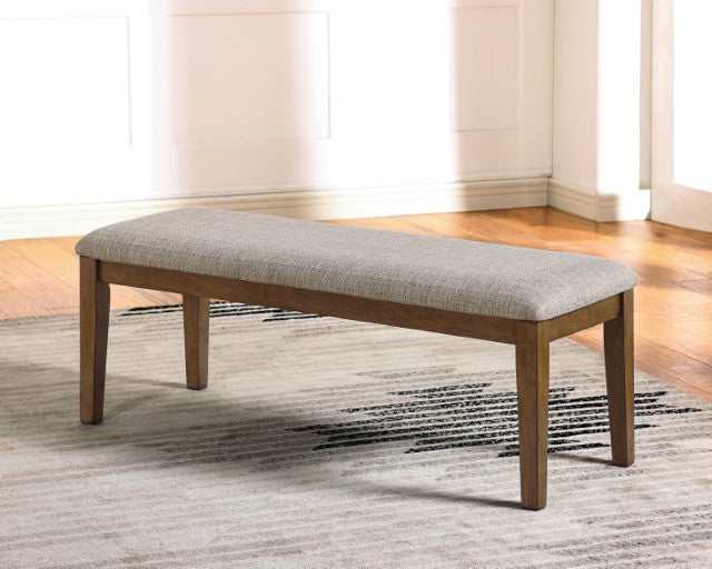 Rapidview Walnut/Light Gray Bench - Image 2