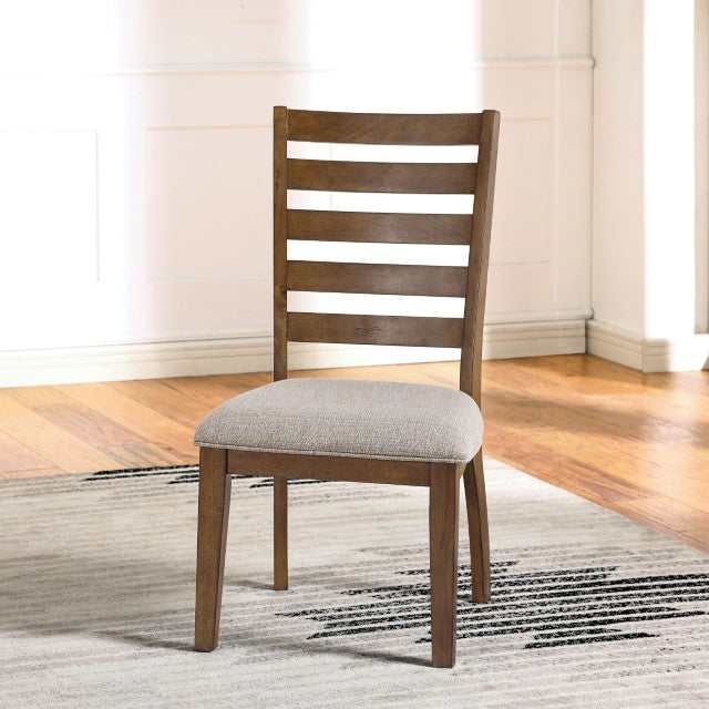 Rapidview Walnut/Light Gray Side Chair (Set of 2) - Image 2