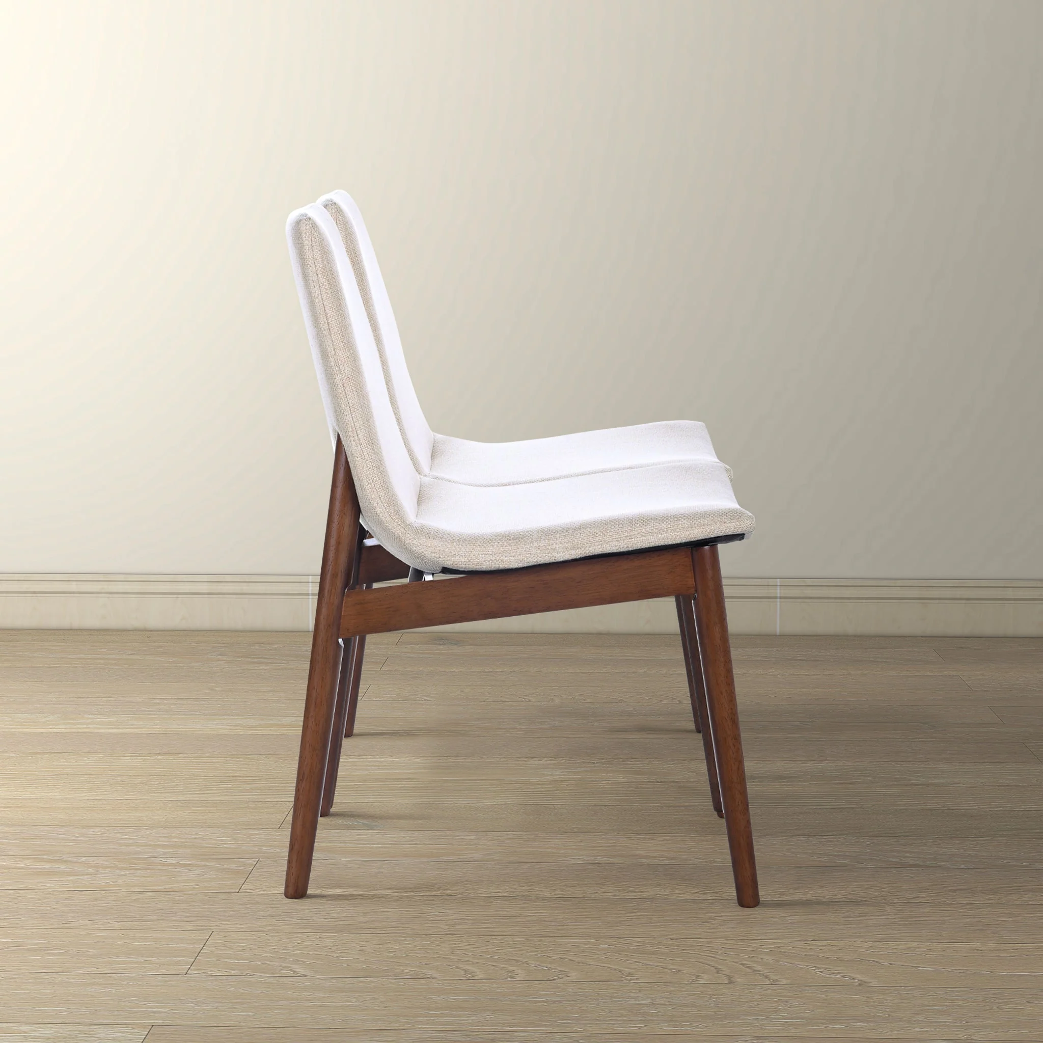 Ravel Beige Fabric Dining Chair Set of 2 - Image 6