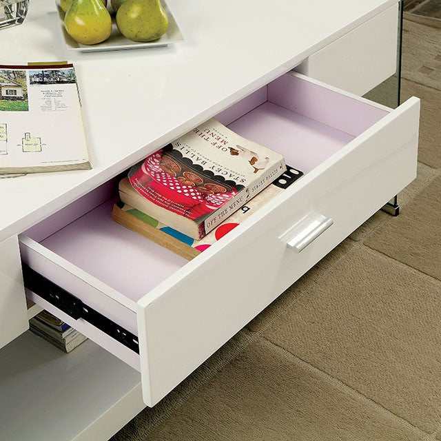 Raya White Coffee Table - Image 2