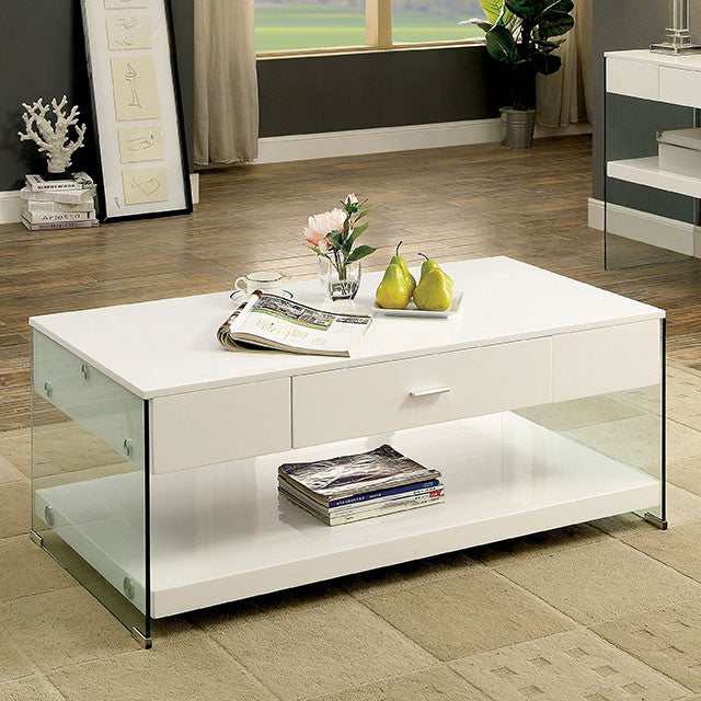 Raya White Coffee Table - Image 3