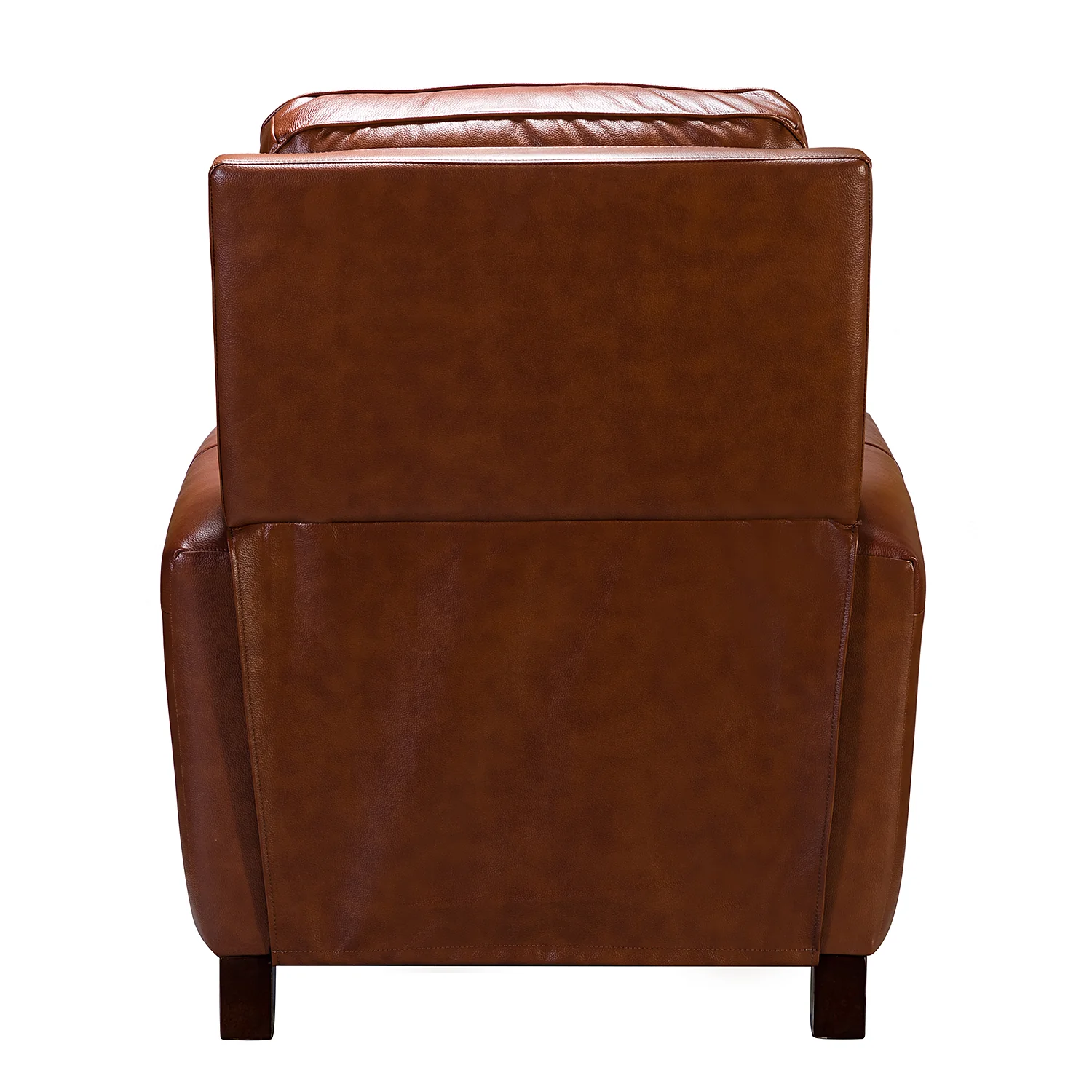 Amil Genuine Leather Recliner in Brown - Image 5