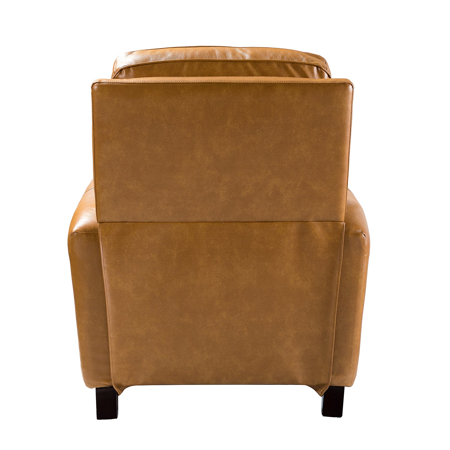 Amil Genuine Leather Recliner in Camel - Image 4