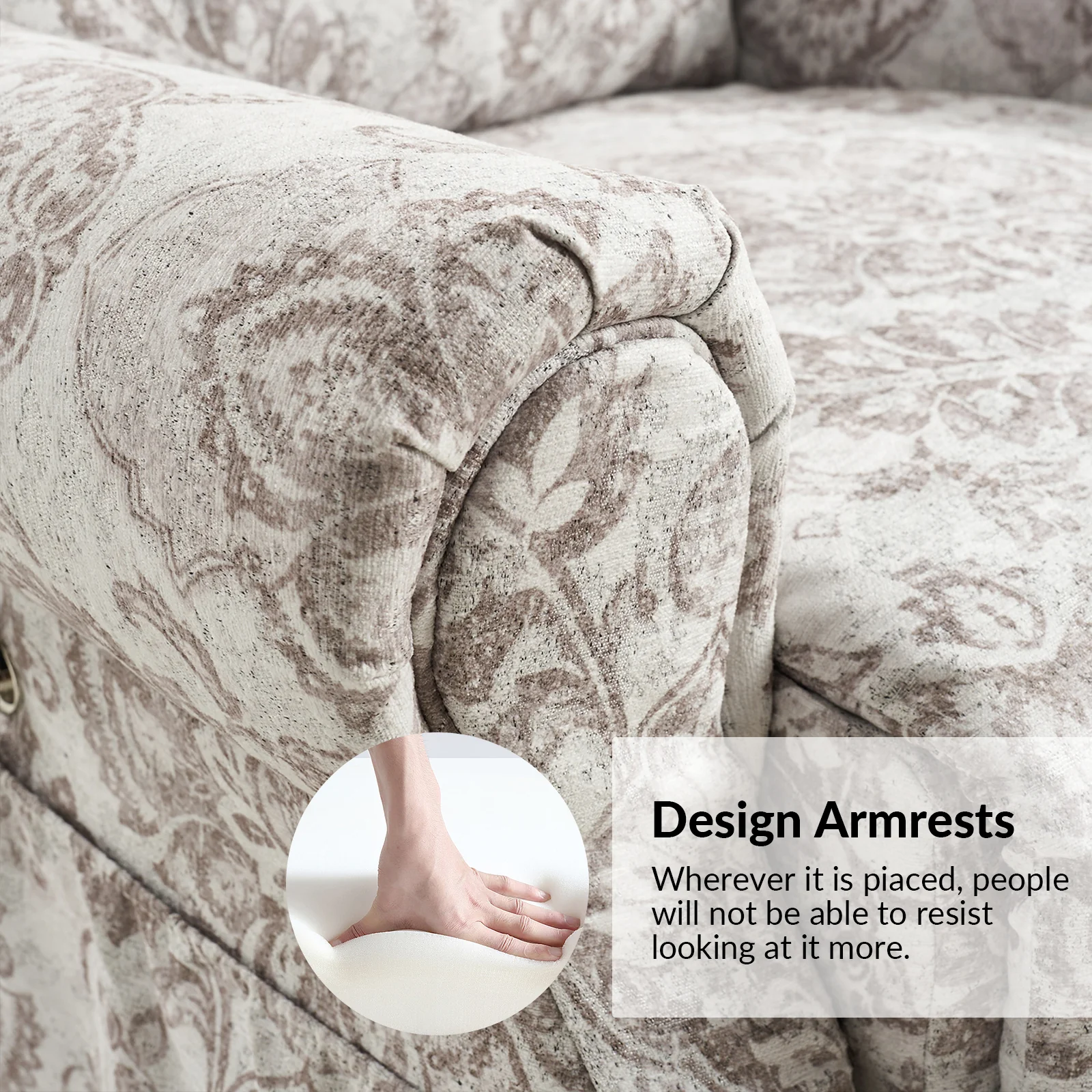 Billy Lift Assist Power Recliner in Damask - Image 5