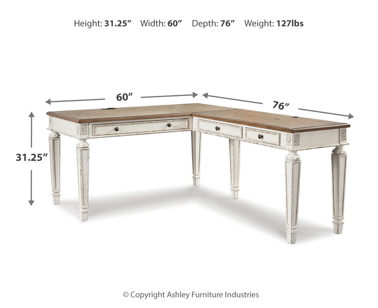 Realyn Home Office Desk - Image 13