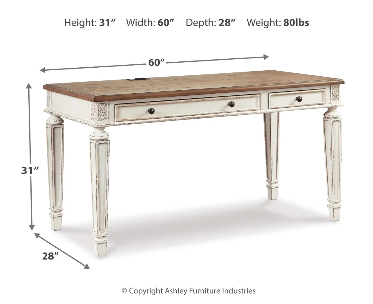 Realyn Home Office Desk - Image 15