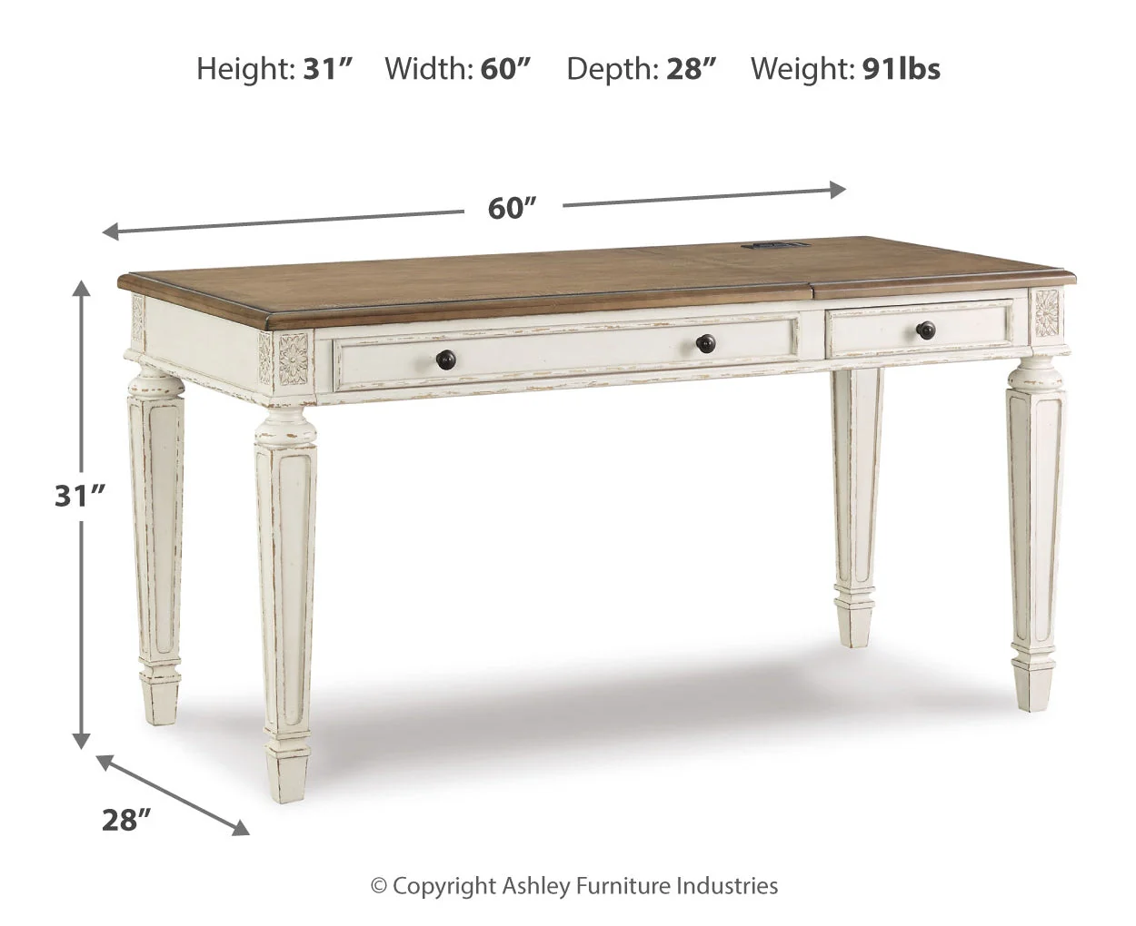 Realyn Home Office Desk - Image 16