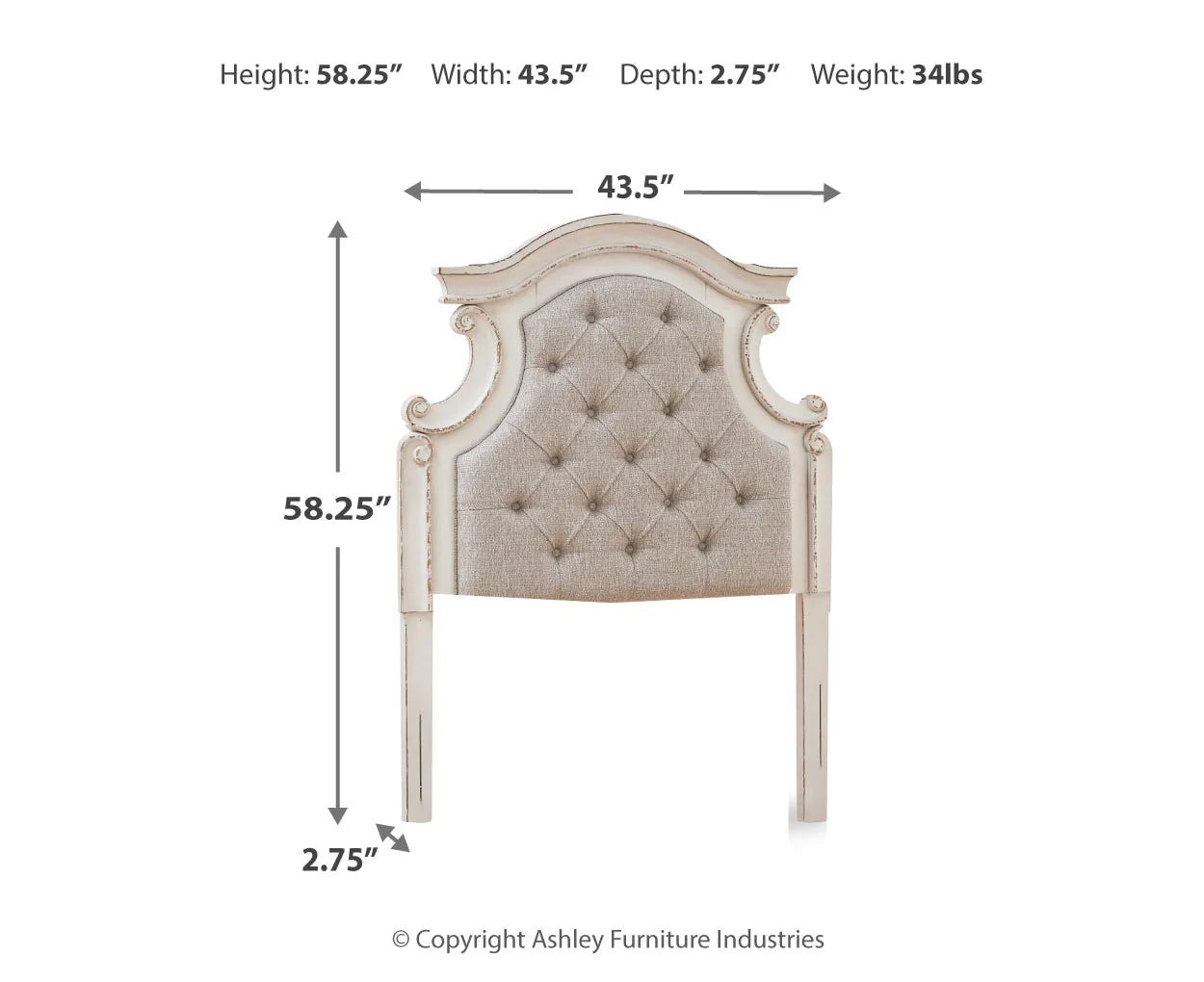 Realyn UPH Panel Headboard - Image 8