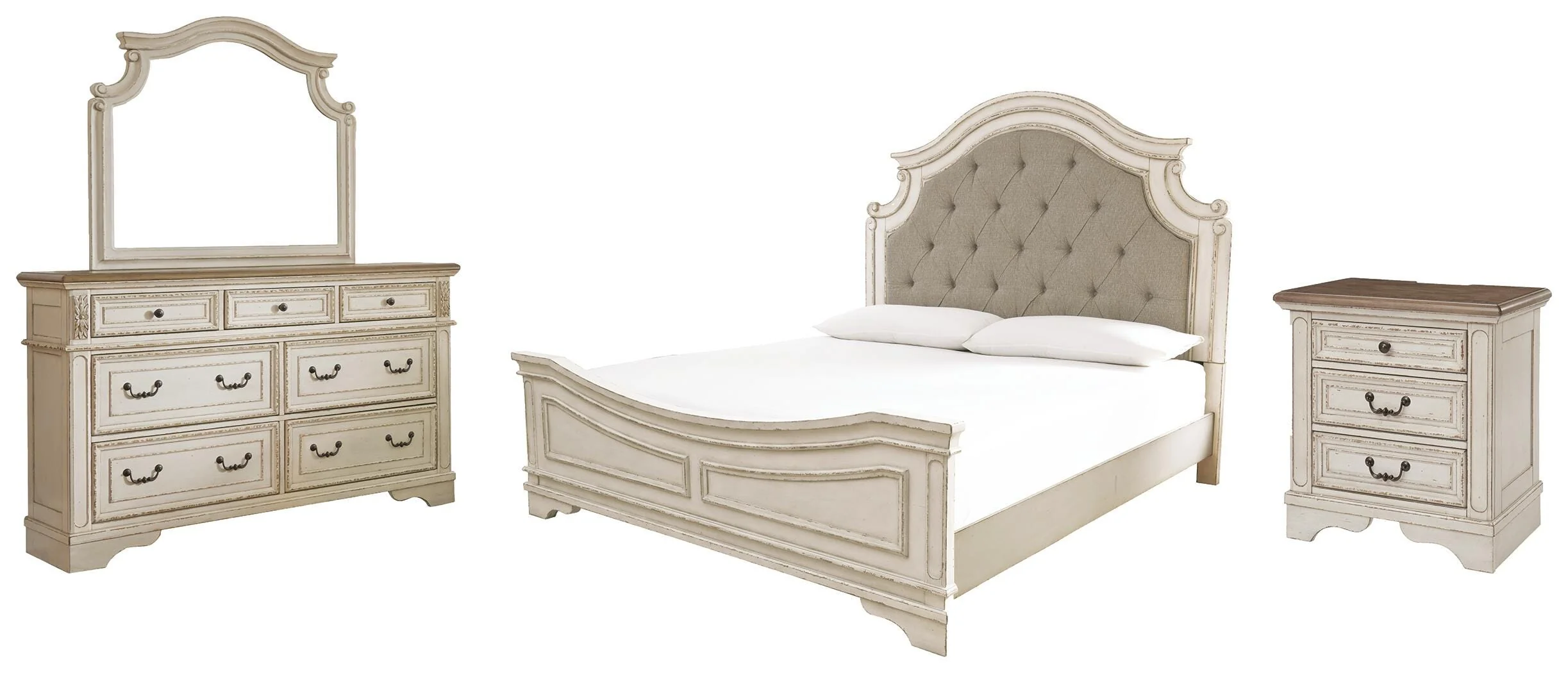Realyn Upholstered Panel Bed Bedroom Set - Image 3