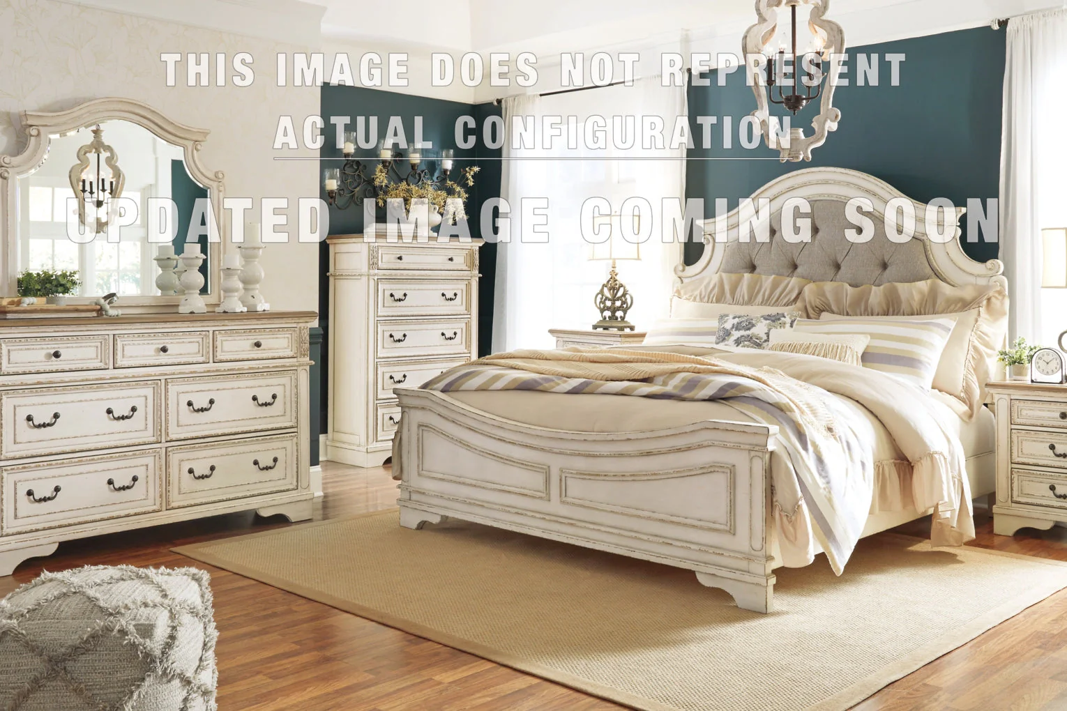 Realyn Upholstered Panel Bed Bedroom Set - Image 8