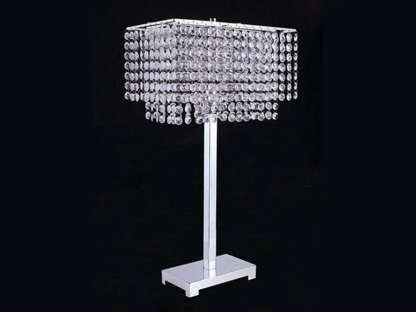 Rena Crystal & Chrome Table Lamp