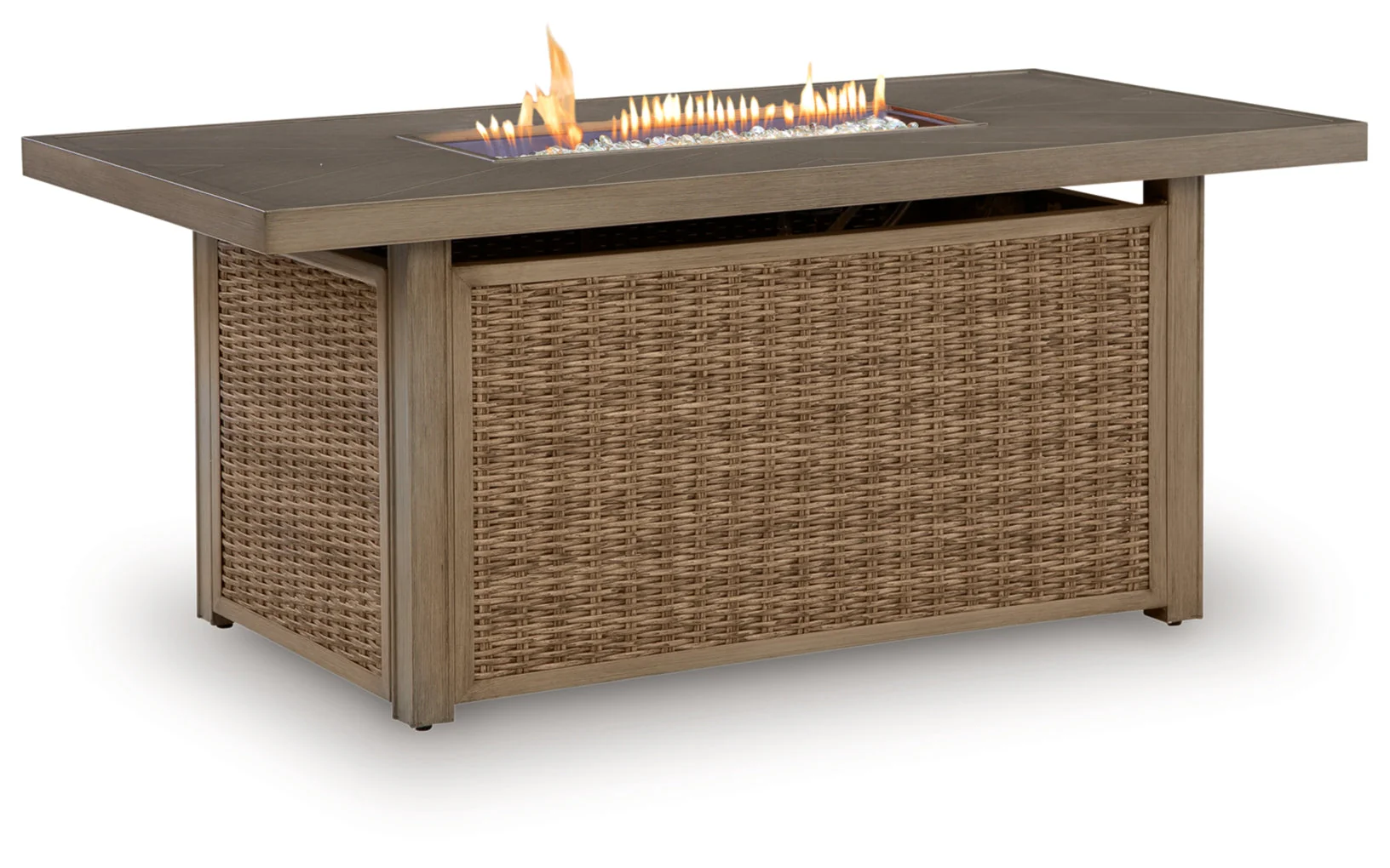 Revare Beach Rectangular Fire Pit Table - Image 3